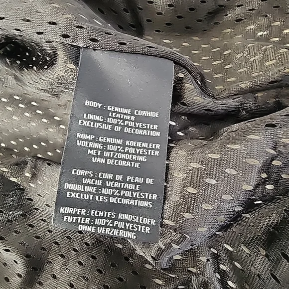 Harley Davidson Screamin Eagle Leather Jacket Mens XL Distressed Look Vented